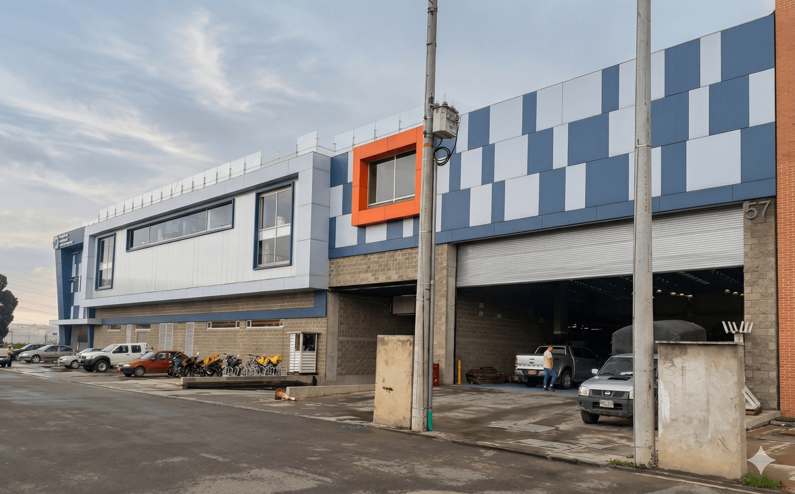 Fachada y accesos